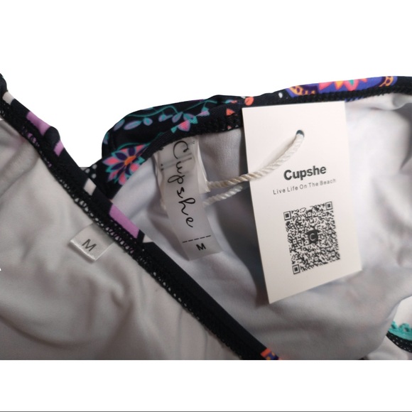 New Cupshe Song of Joy Lace Trim Bikini Set - Picture 3 of 6